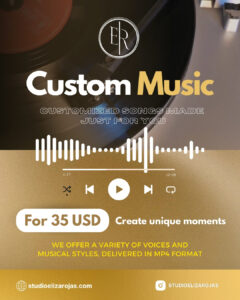 Custom Songs for Celebrations, Birthdays, Weddings, and Brands