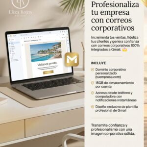 Correos Corporativos con Gmail de 15GB con Diseño de Template